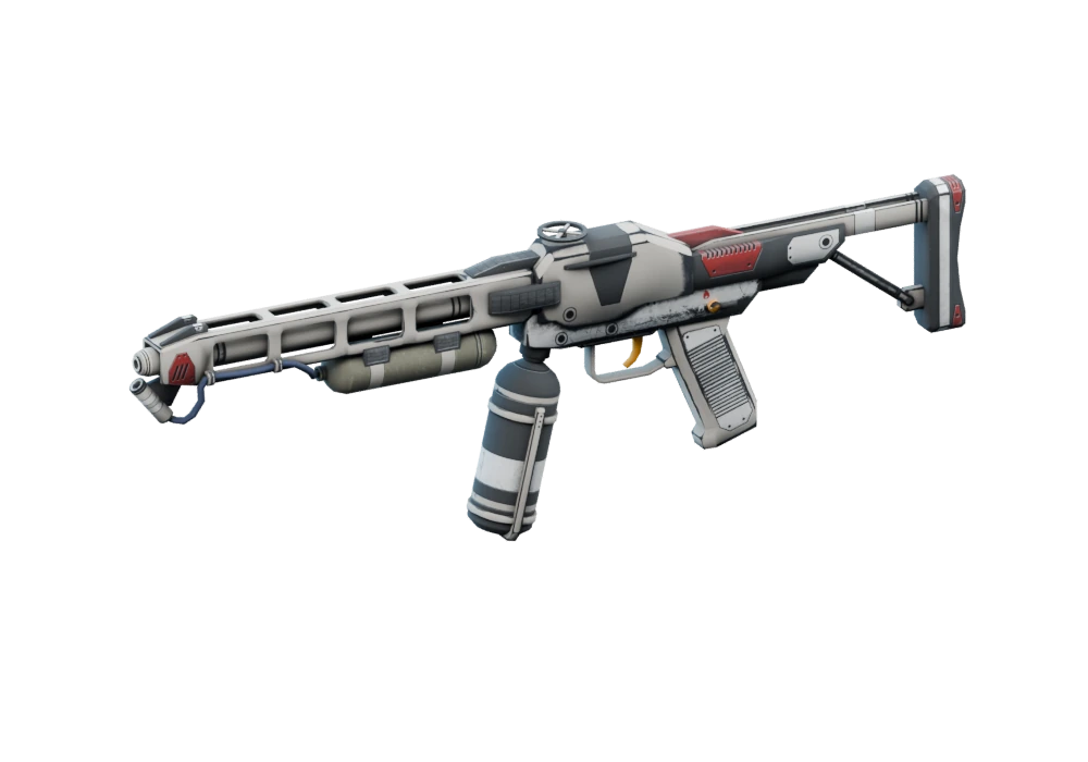 Blue flame: Blue flame 5 weapon model.