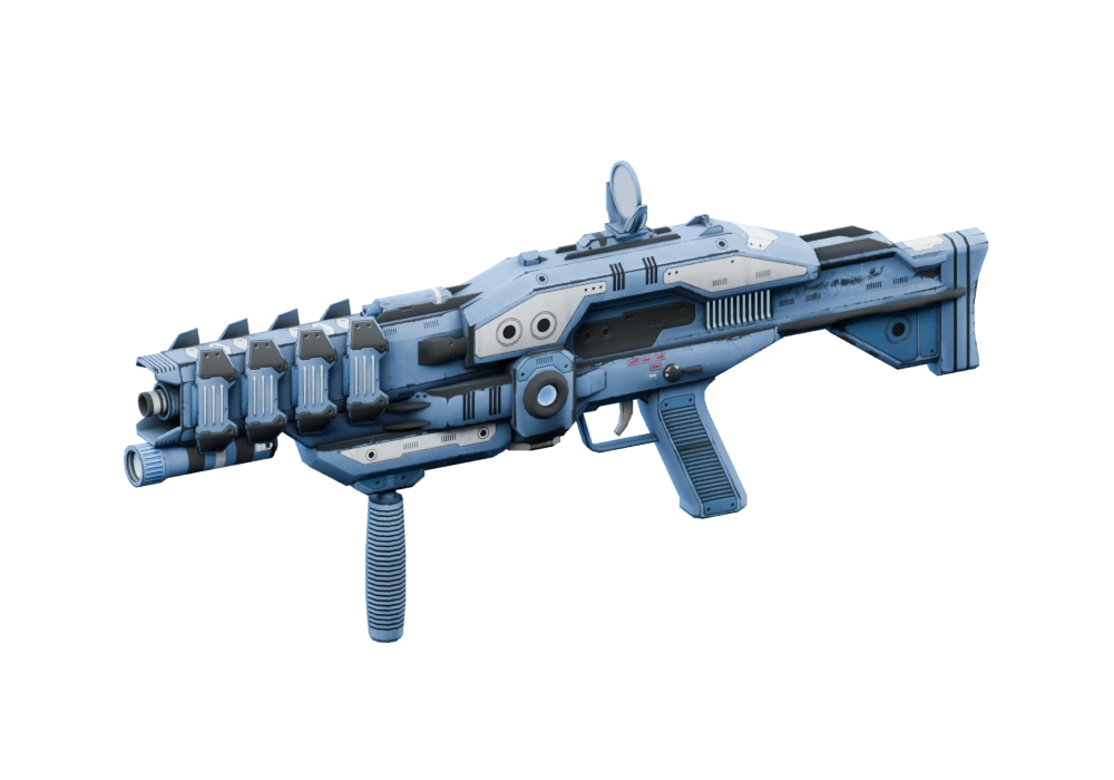 Laser: Laser 3 weapon model.